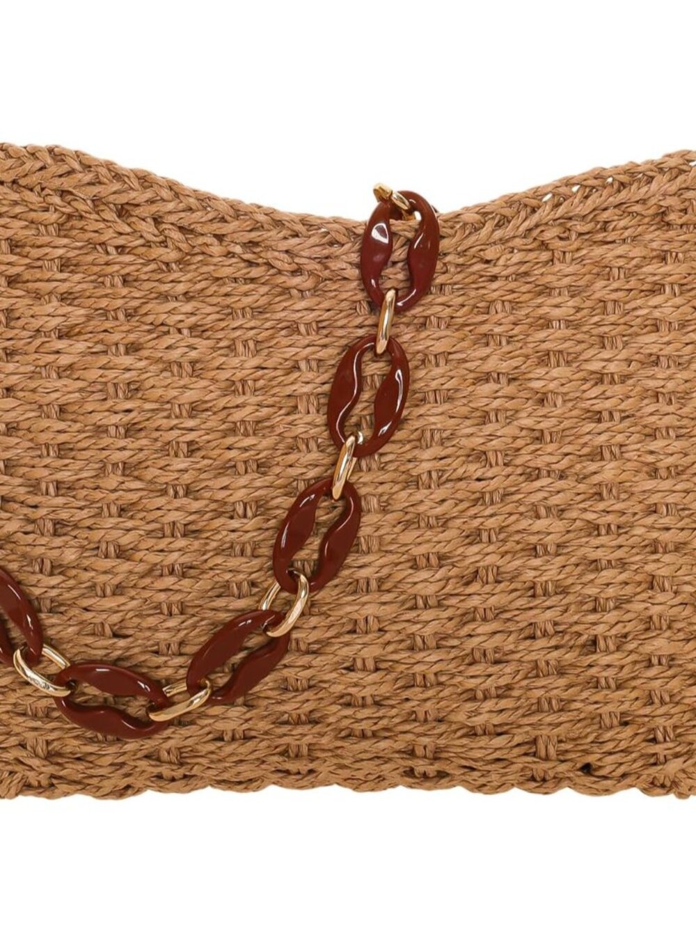 Boho Handwoven Straw Bags for Women Casual Straw Crossbody Bags for Women Adjust